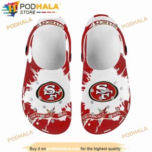 San Francisco 49ers Crocband 3D Crocs Shoes