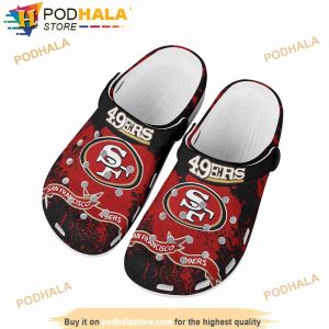 San Francisco 49ers Limited Edition Crocband 3D Crocs Slippers