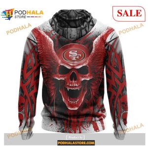 San Francisco 49ers Special Kits With Skull Art Shirt NFL Hoodie 3D 2
