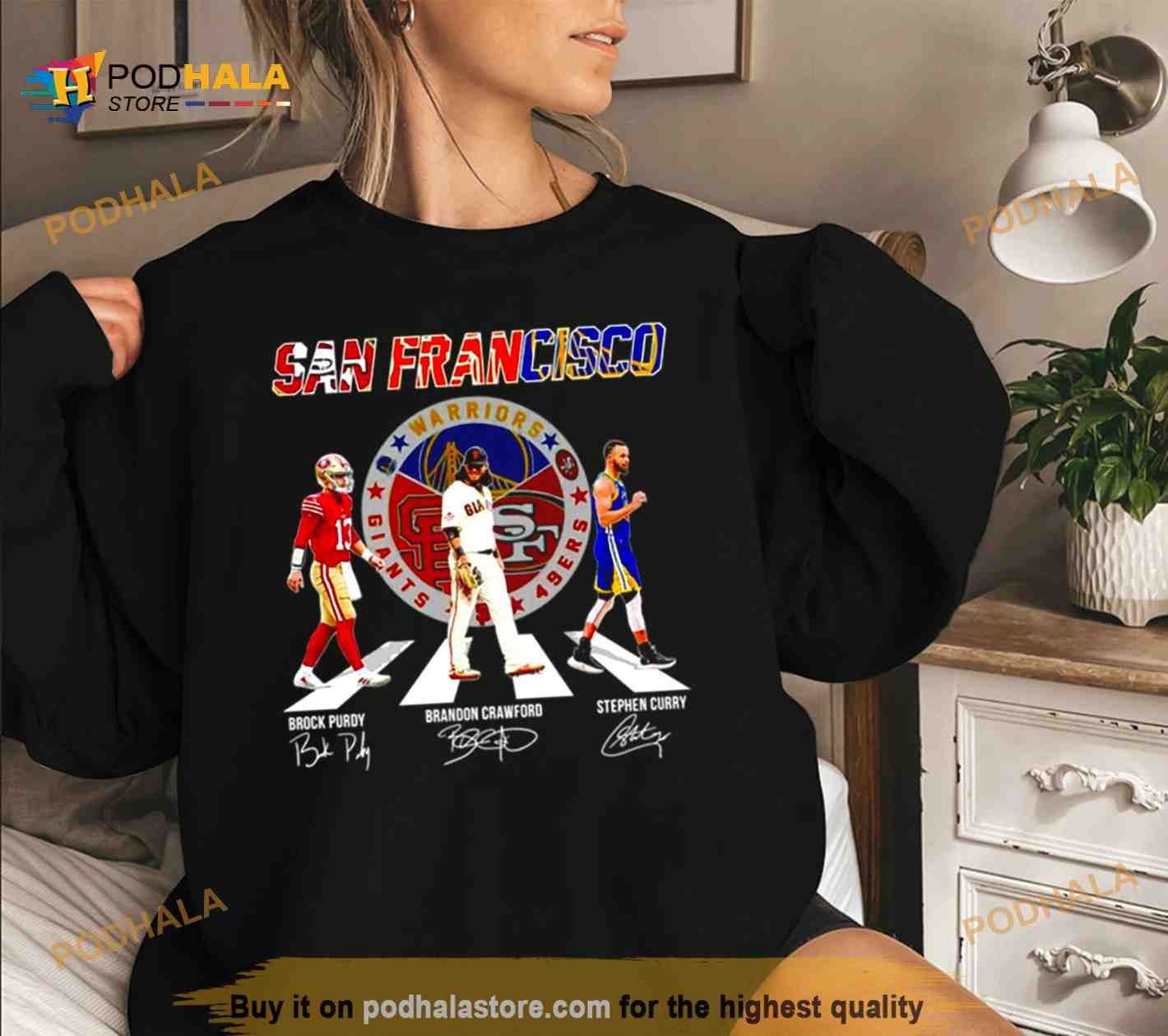 San Francisco Brock Purdy Brandon Crawford Stephen Curry signatures Shirt -  Bring Your Ideas, Thoughts And Imaginations Into Reality Today