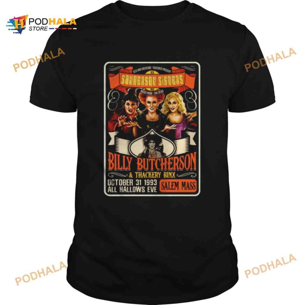 Sanderson Sister Shirt Billy Butcherson Halloween T-Shirt