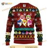 Santa Baby Shark Merry Xmas Ugly Christmas Sweater