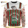 Santa Christmas All Over Printed Funny Ugly Christmas Sweater