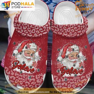 Santa Claus Christmas 3D Funny Crocs
