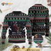 Santa Claus Plays Saxophone All Over Printed Funny Ugly Sweater