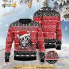 Santa Claws Cat Christmas Wool Knitted Funny Ugly Sweater