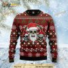 Santa Skull All Over Printed Funny Ugly Sweater