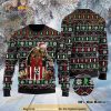 Santa Squatch Bigfoot With Gift Box All Over Printed Funny Ugly Sweater