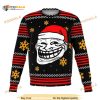 Santa Troll Meme All Over Printed Funny Ugly Sweater