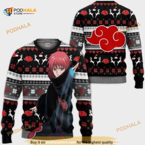 Sasori Akatsuki Anime Ugly Christmas Funny Sweater