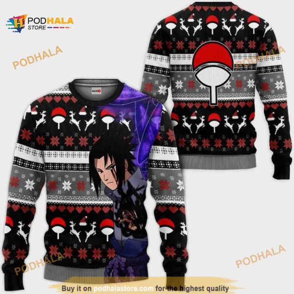 Sasuke Susanoo Anime Ugly Christmas Funny Sweater