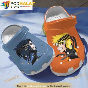 Sasuke X Naruto 3D Funny Crocs