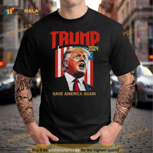 Save America Again Donald Trump 2024 Slogan Campaign Shirt 2