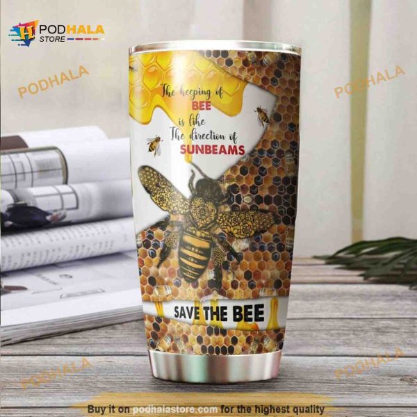 Save The Bee Stainless Steel Cup Coffee Tumbler