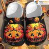 Scary Pumpkin Dark Night 3D Funny Crocs Halloween