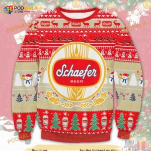 Schaefer Beer Ugly Christmas Wool Sweater