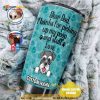 Schnauzer Fathers Day Personalized Gift Travel Coffee Tumbler