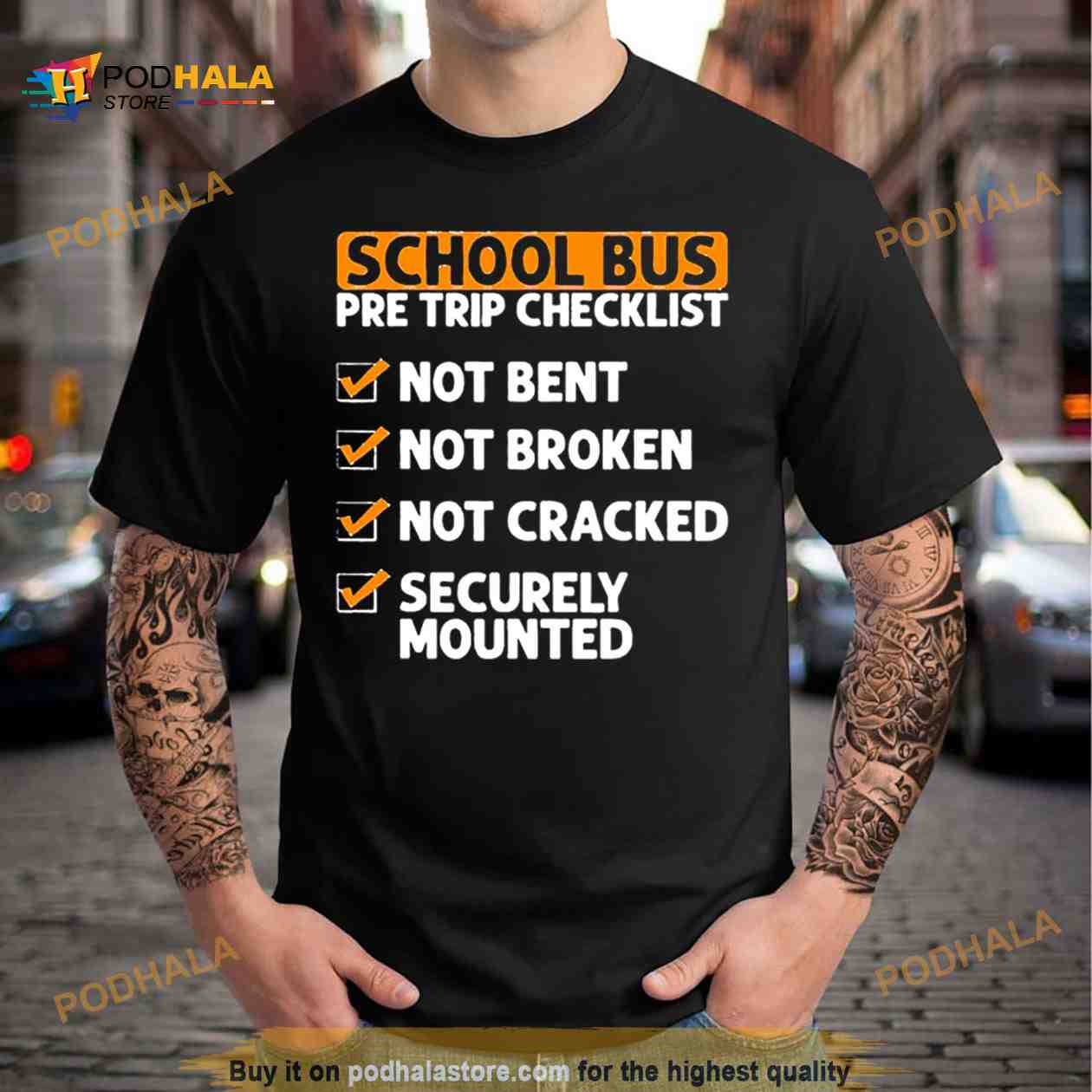 School bus pre trip checklist Shirt School bus pre trip checklist Shirt