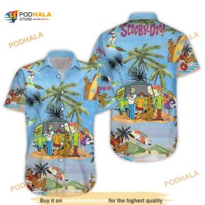 Scooby Doo Funny Hawaiian Shirt, Beach Gift For Cartoon Lovers