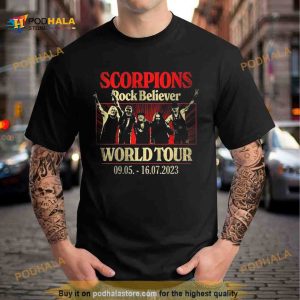 Scorpions Rock Believer World Tour 2023 Photo Shirt