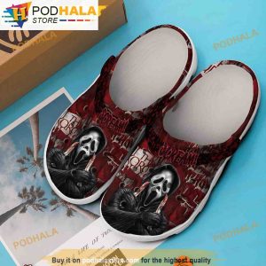 Scream Season Movie 3D Funny Crocs Clogs