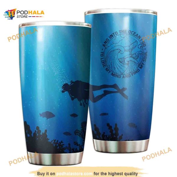 Scuba Diving To Lose My Mind And Find My Soul Coffee Tumbler