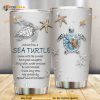 Sea Turtle Gift Travel Coffee Tumbler All Over Print