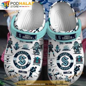 Seattle Kraken NHL 3D Funny Crocs Clog Shoes
