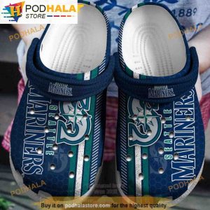 Seattle Mariners Blue Mlb 3D Funny Crocs Clog Shoes