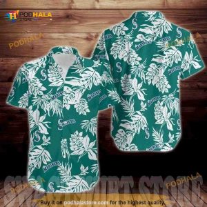 MLB Miami Marlins Hawaiian Shirt Skeleton Aloha Tropical Flower