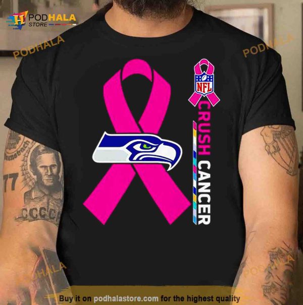 seattle Seahawks NFL Crush Cancer Shirt