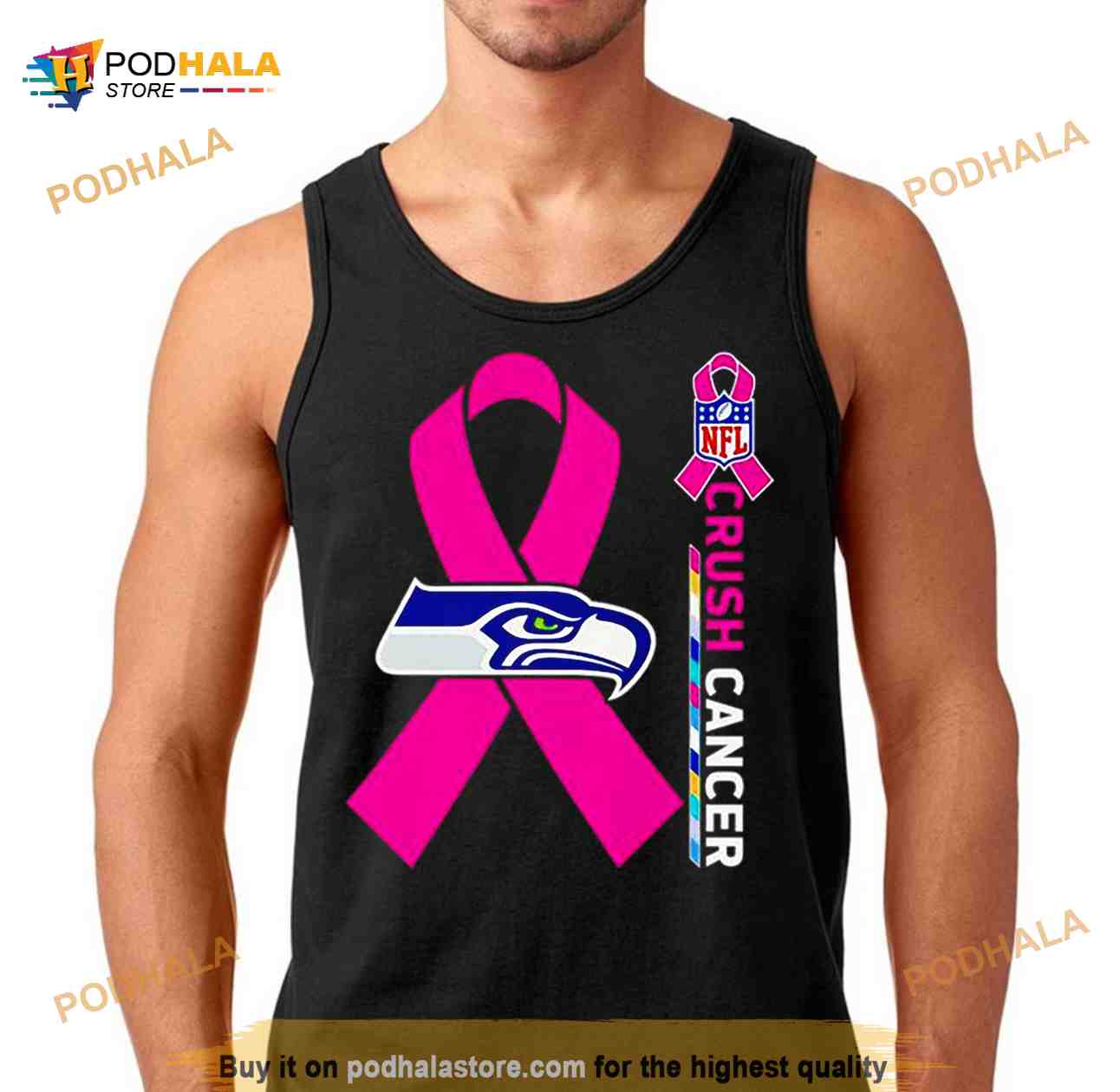 seattle Seahawks NFL Crush Cancer Shirt - Bring Your Ideas, Thoughts And  Imaginations Into Reality Today
