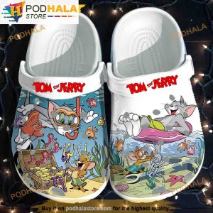 Seawater Tom And Jerry 3D Funny Crocs Slippers