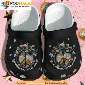 See The Universe Eat Mushroom 3D Funny Crocs