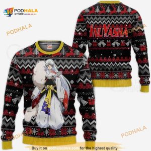 Sesshomaru Ugly Christmas Inuyasha Anime Xmas Sweater