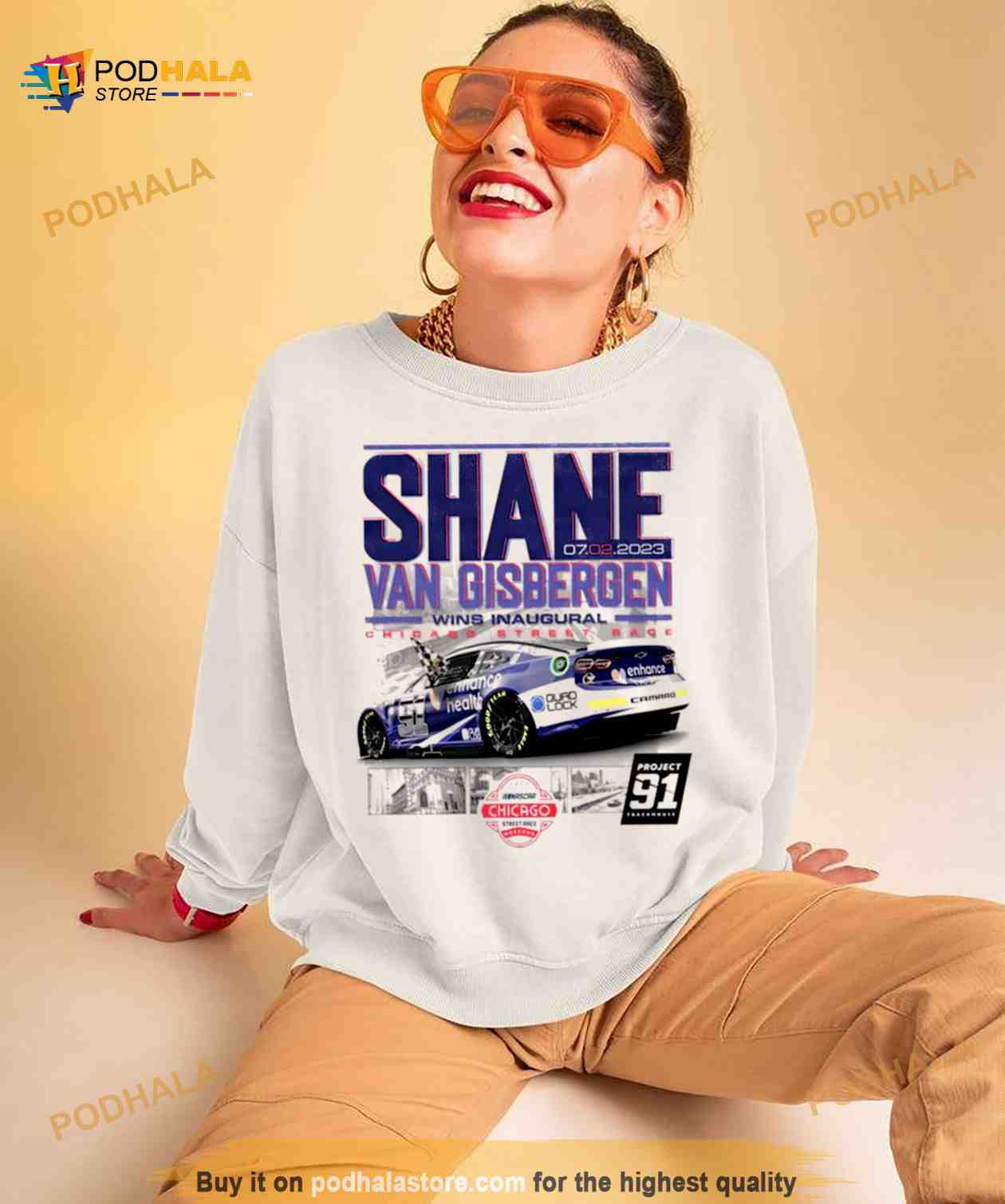 Shane Van Gisbergen Wins Inaugural Chicago street race Shirt Shane Van Gisbergen Wins Inaugural Chicago street race Shirt