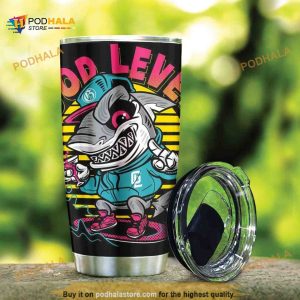 Shark Rock Gift Travel Coffee Tumbler All Over Print
