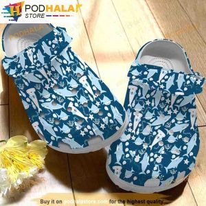 Sharks 3D Funny Crocs