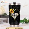 Shih Tzu Dog Sunflower You Are My Sunshine Coffee Tumbler