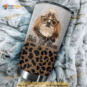 Shih Tzu Mom Stainless Steel Cup Coffee Tumbler