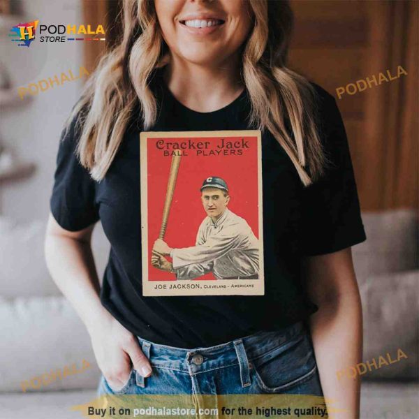 Shoeless Joe Jackson 1914 Cracker Jack Baseball Shirt
