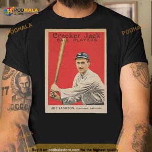 Shoeless Joe Jackson 1914 Cracker Jack Baseball Shirt 2