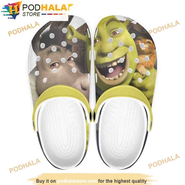 Shrek 3D Funny Crocs