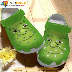 Shrek Green 3D Funny Crocs