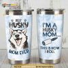Siberian Husky Dog Stainless Steel Cup Coffee Tumbler