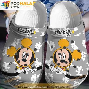 Signature Mickey Mouse 3D Funny Crocs Clog Shoes