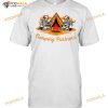 Skeleton Camping Partners Halloween T-shirt