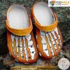 Skeleton Yellow Orange 3D Funny Crocs Halloween