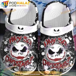 Skellington Why So Christmas 3D Funny Crocs Clog Shoes
