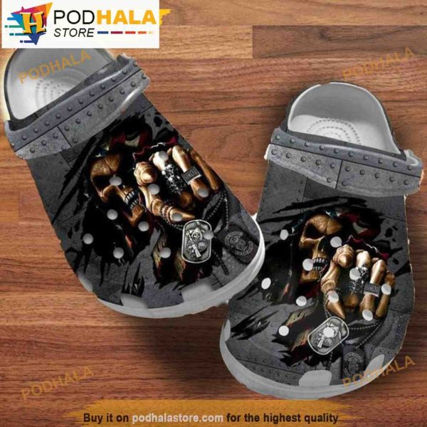 Skull 3d Bone 3D Funny Crocs